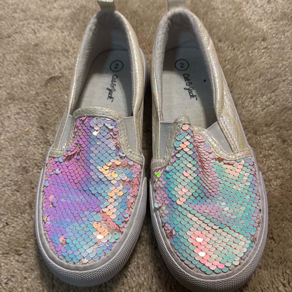 Cat&Jack white mermaid shoes